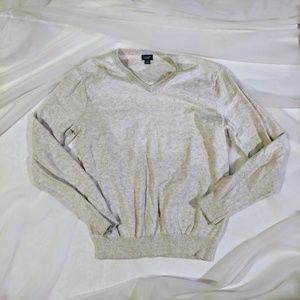 J. Crew Cotton-Cashmere V Neck Sweater Size Small